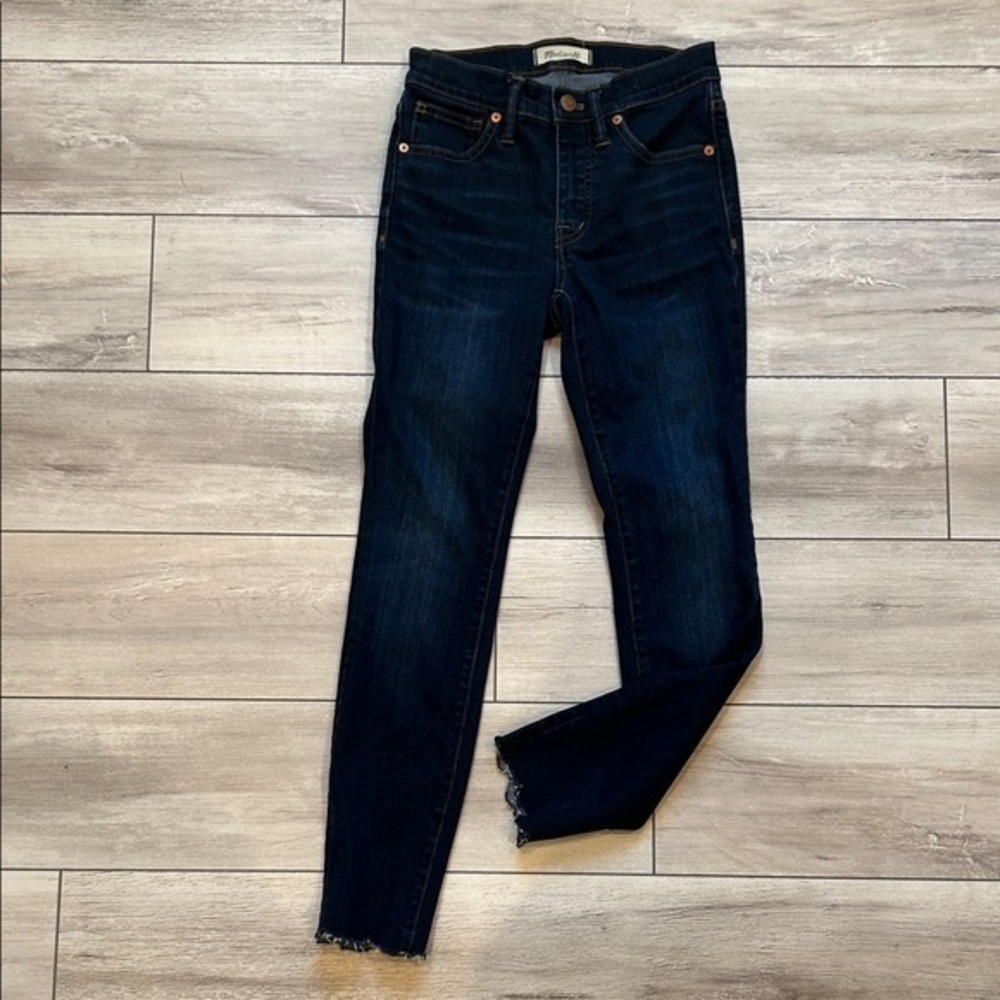 Madewell 9" high rise skinny fit jeans size 4 petite 4P
